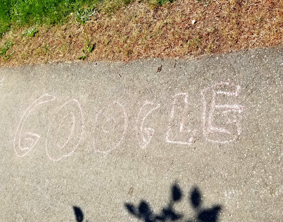 Day 204 interactive chalk art