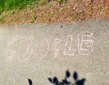Day 204 interactive chalk art