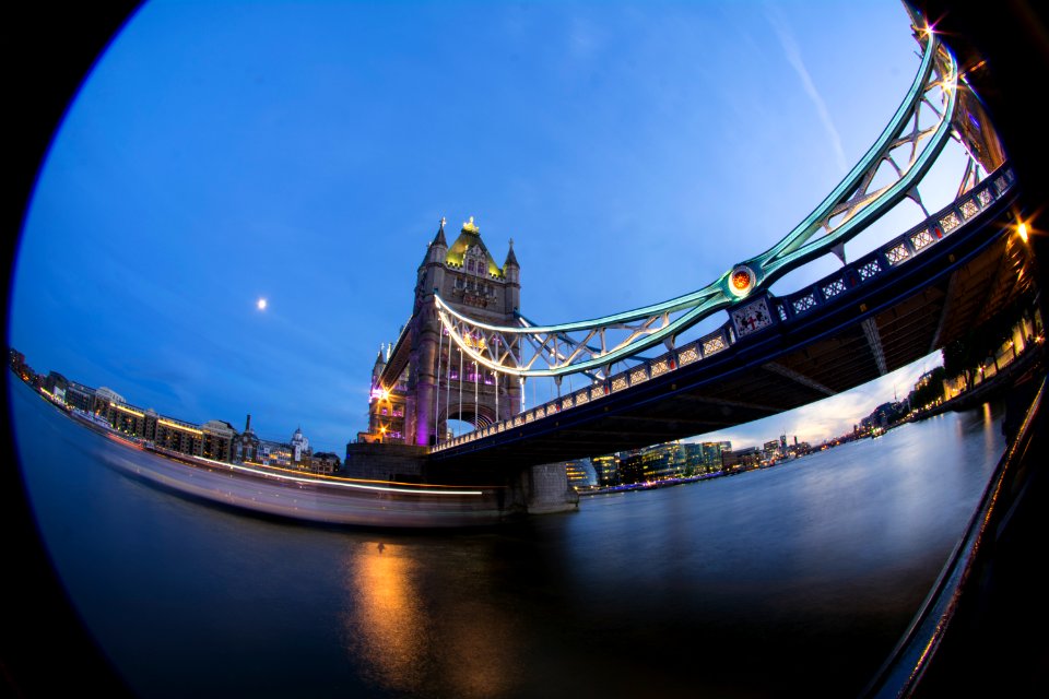 London at night
