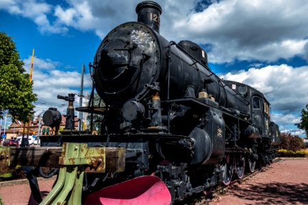 Steam train, Mora, Sweden photo