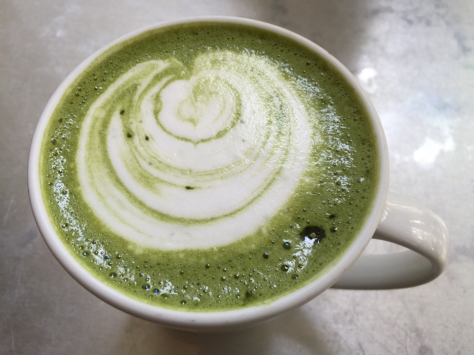 Matcha beverages cup