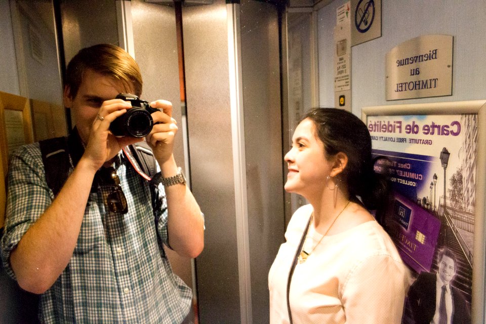 Inside the world's smallest elevator