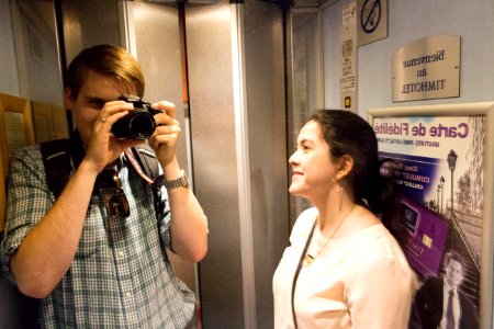Inside the world's smallest elevator