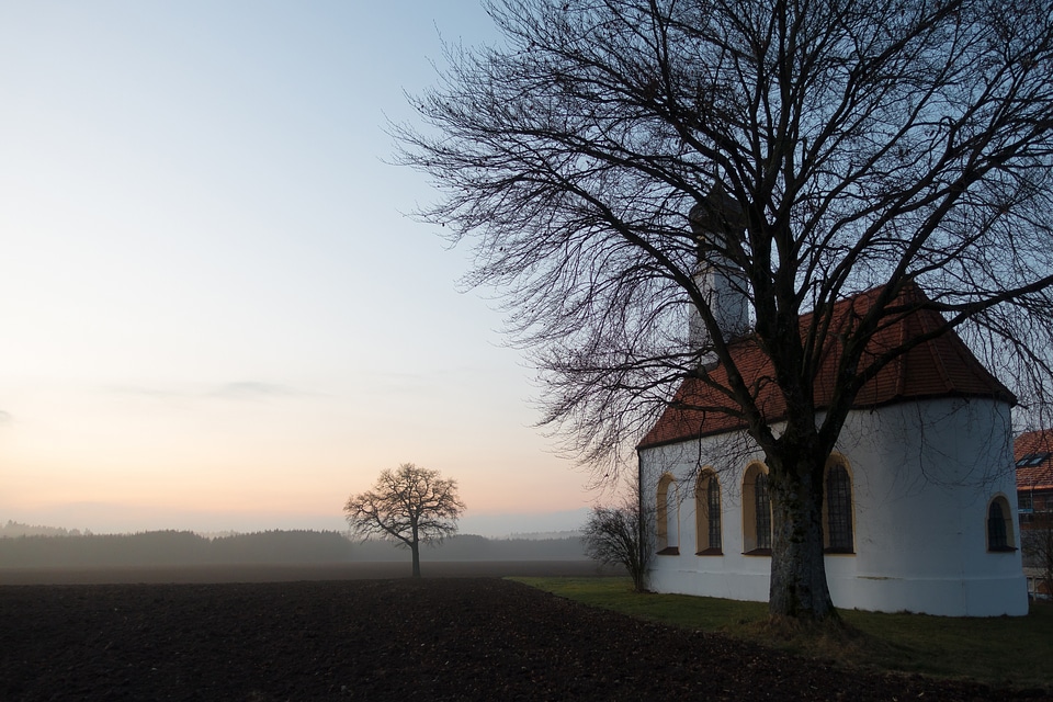 Abendstimmung landscape field