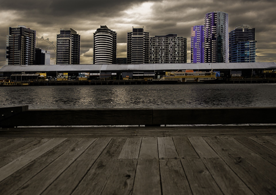 Docklands urban city