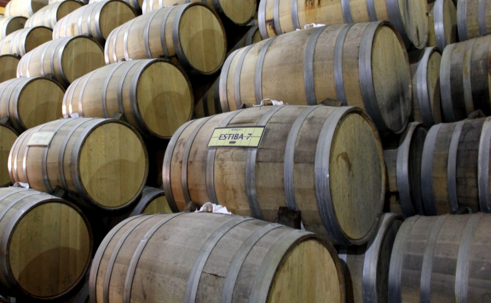 Tequila Cuervo barrels