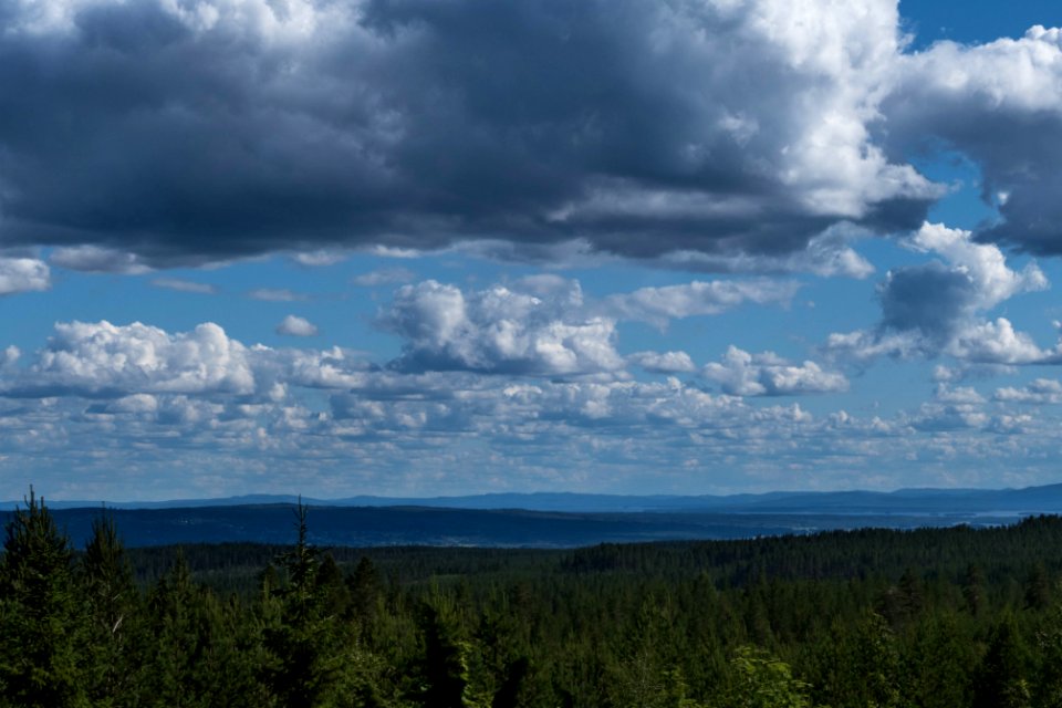 View from Grönklitt, Orsa, Sweden