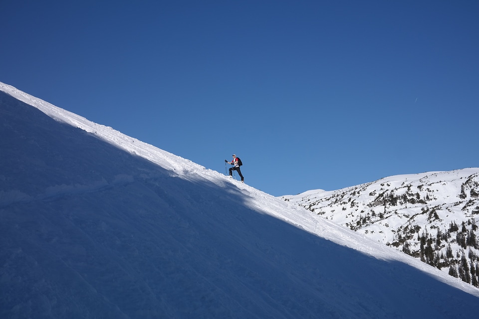 Winter sports winter skiing