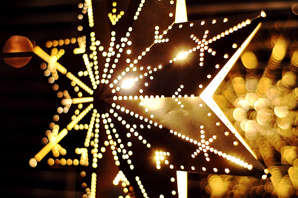 Yellow holiday decorative