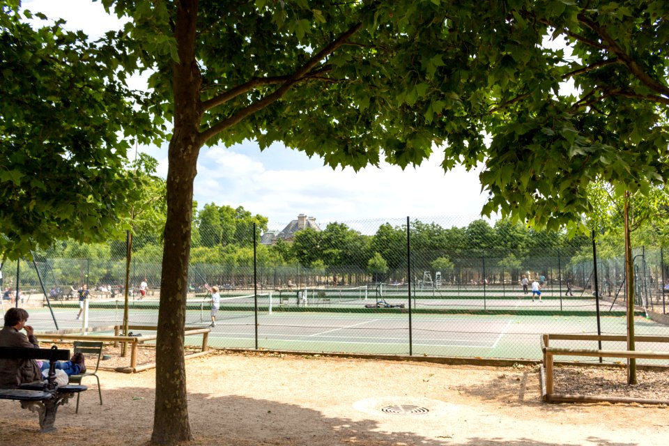 Tennis at the Luxembourg Garden