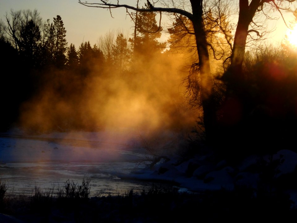Sunrise Mist - Pine Creek.CCC Ponds Recreation Area.Larry Zuckerman