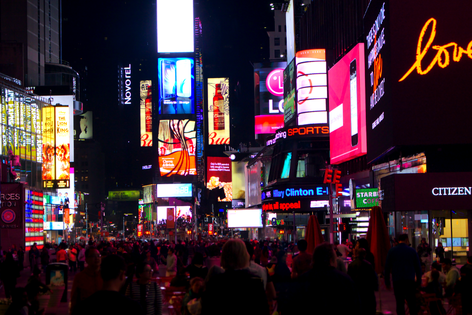 Crowded Times Square