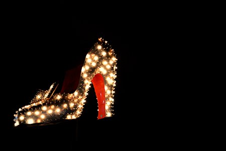 Silver Slipper Gambling Hall's sparkling neon pump
