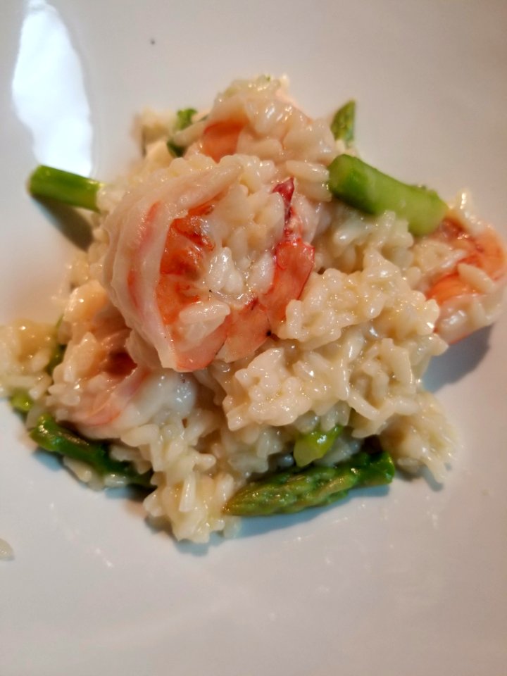 Day 056 prawn and asparagus risotto
