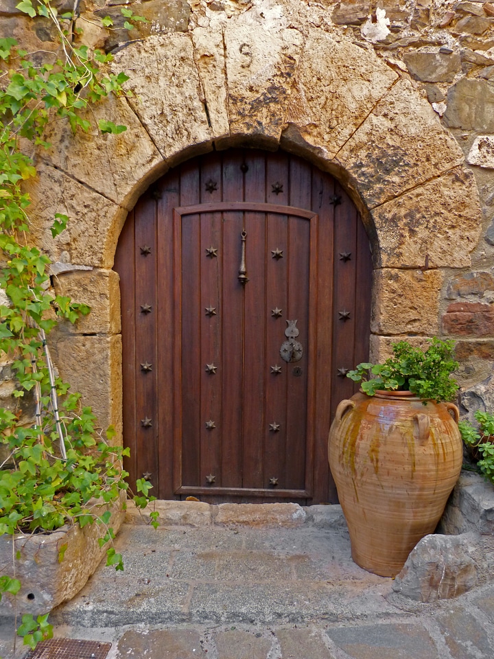 Medieval old portal