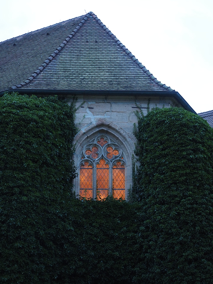 Window illuminated architecture photo