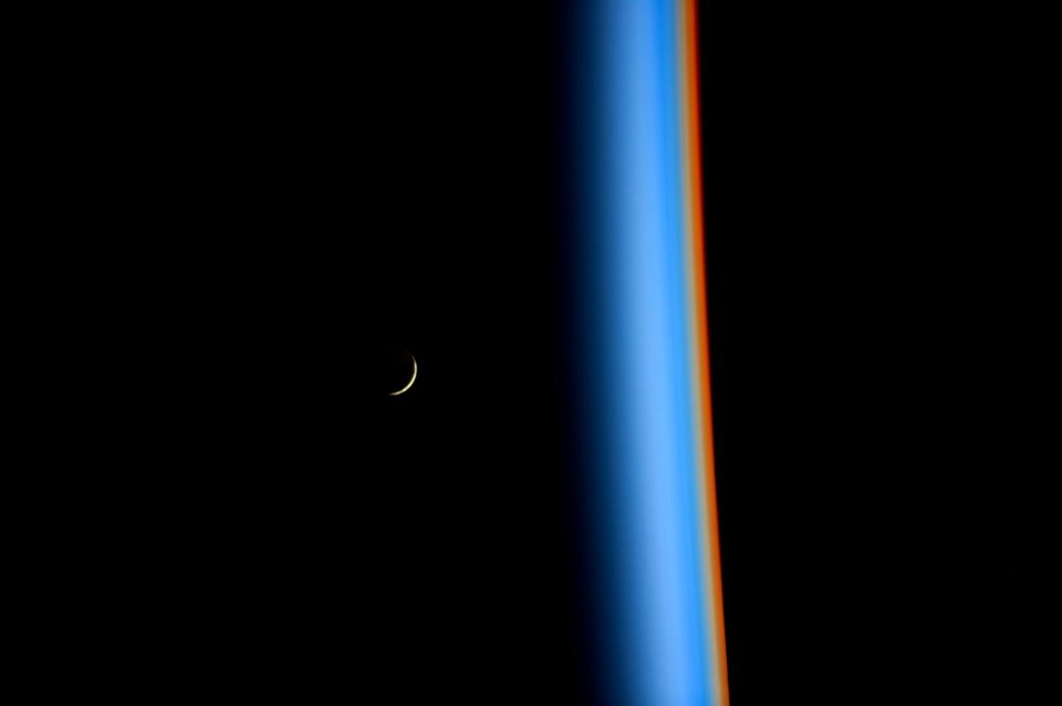 Earth Atmosphere and the Moon