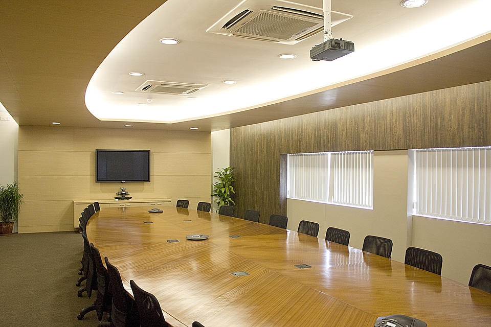 Business meeting presentation