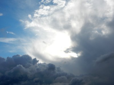 Dramatic clouds photo