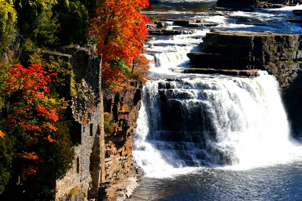 Ausable Chasm in the fall