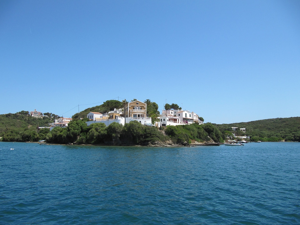 Island mountains seaside