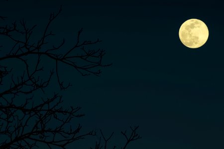 Supermoon on April 7, 2020