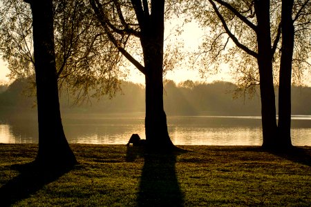 A stanger awaiting sunset contemplation