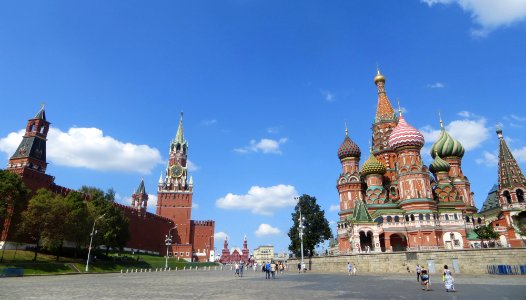 Blue Skies over Red Square
