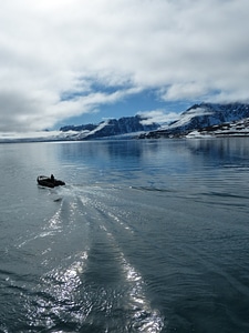 Winter water mountains