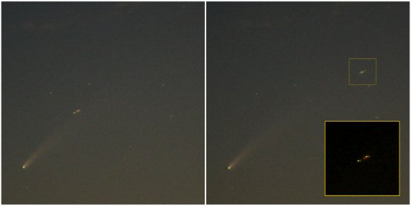 C/2020 F3 (NEOWISE) and a drone