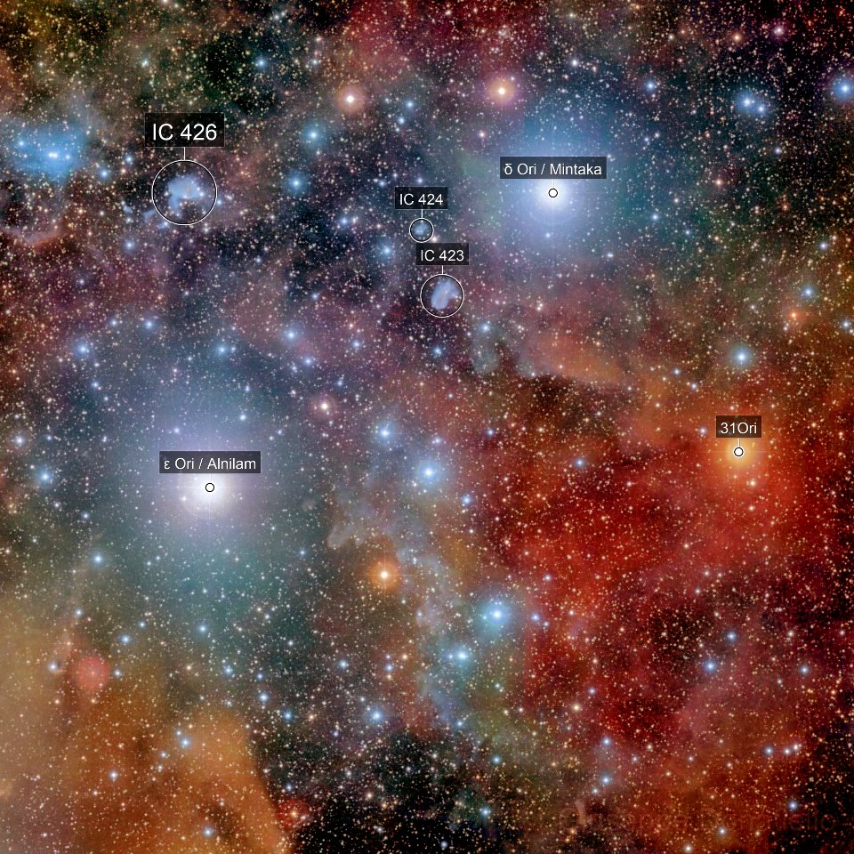 Orion's Belt (labeled)