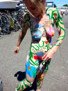 Fremont Solstice Parade Naked Girl 2015