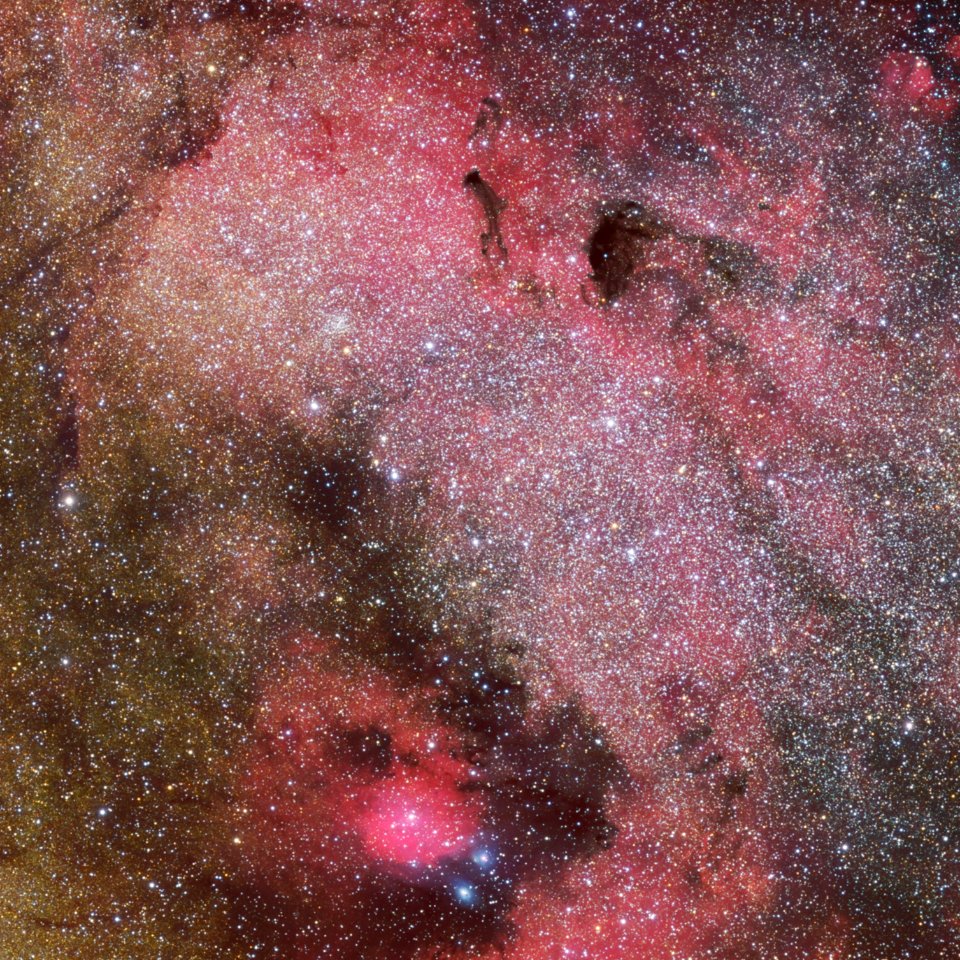 M24- The Small Sagittarius Cloud + H-alpha