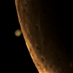 Jupiter occultation by the Moon (15 July 2012) photo