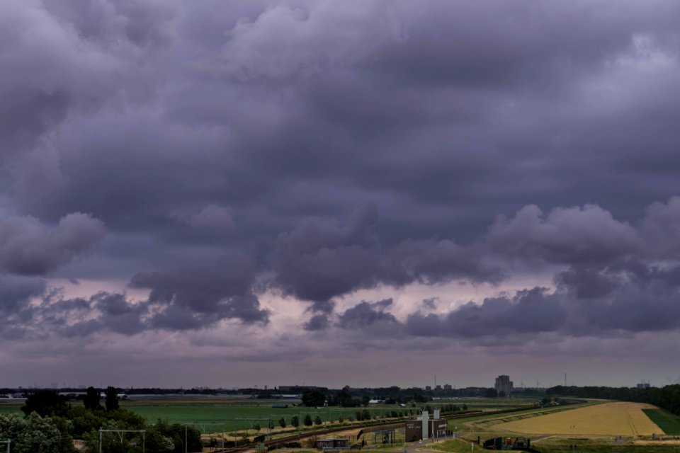 Dark Sky, Hoek van Holland, Maassluis in the distance
