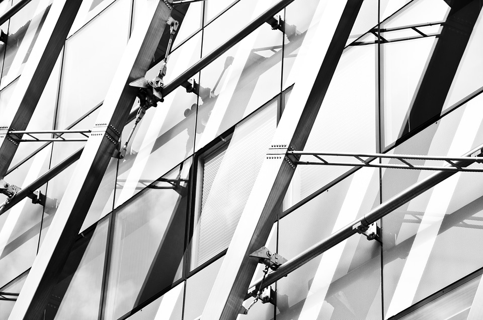 Modern glass windows