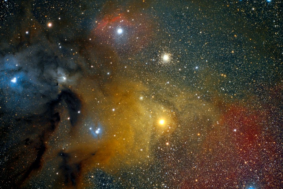 Antares and Rho Oph regions