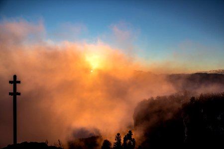 Sonnenuntergang Roggenfluh