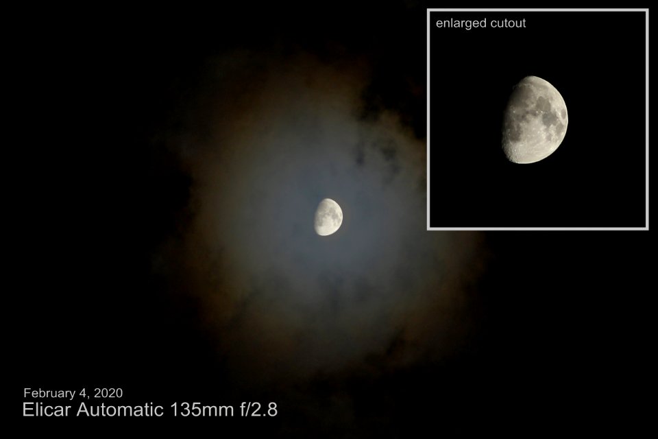 Moon on February 4, 2020