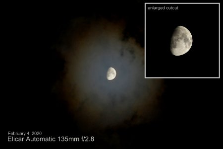 Moon on February 4, 2020 photo
