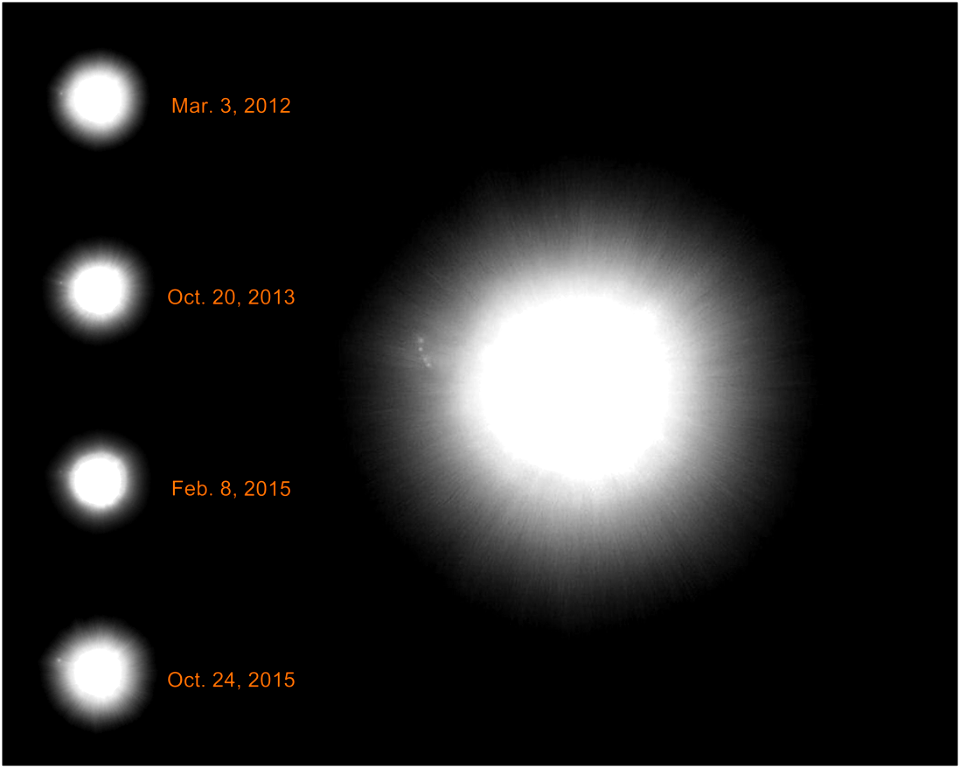 Sirius B on the move 2012-2015