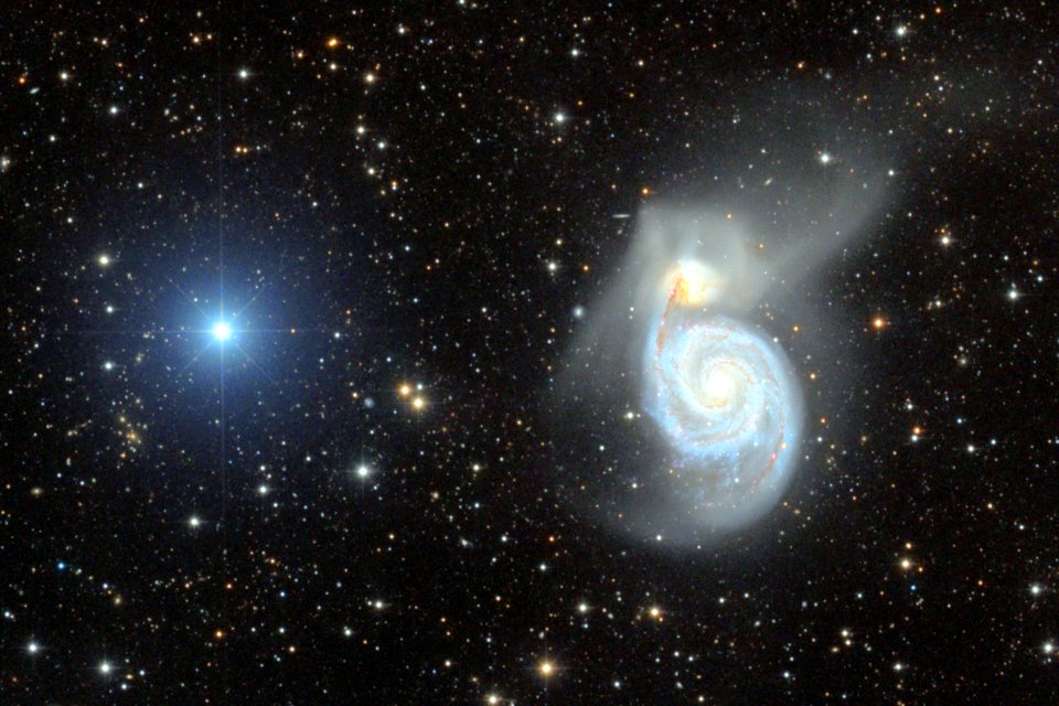 HD 117815 and the Whirlpool Galaxy