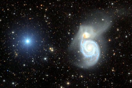 HD 117815 and the Whirlpool Galaxy