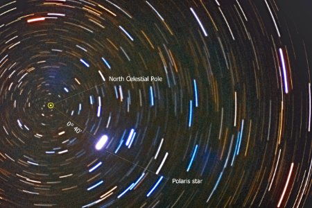 Polaris and the North Celestial Pole photo