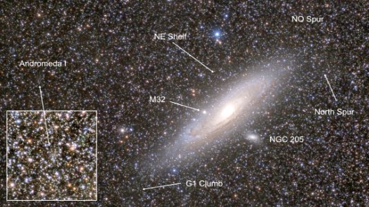 M31 principal structures photo