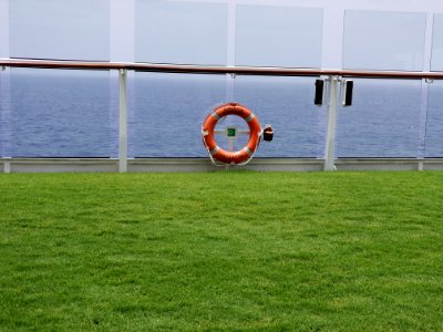 Day 126 lawn at sea photo