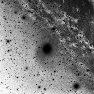 Messier 32 spiral structure photo