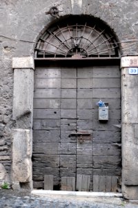 Doors in Tivoli, Italy