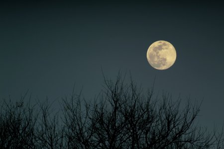 Supermoon on April 7, 2020