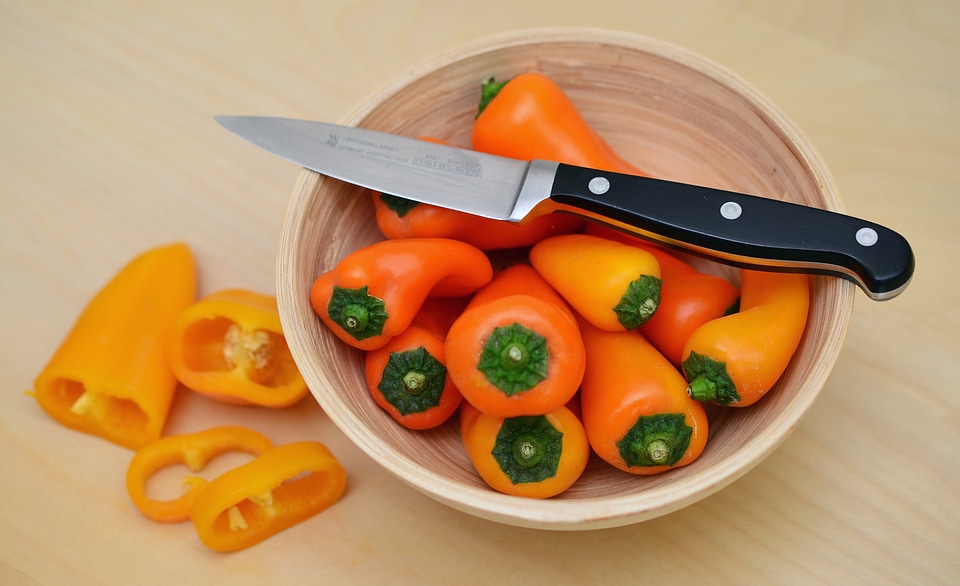 Cut healthy rich in vitamins